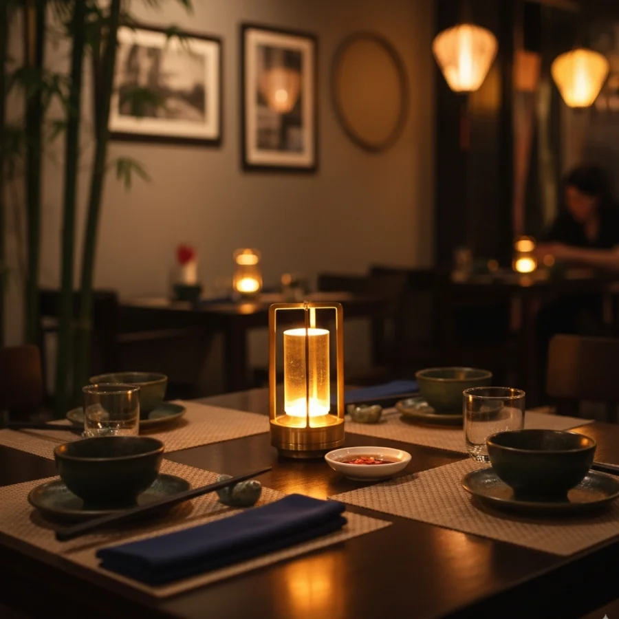 Đèn Bàn Quán Bar, Nhà Hàng HUTA Light For Life Mã RESNEN