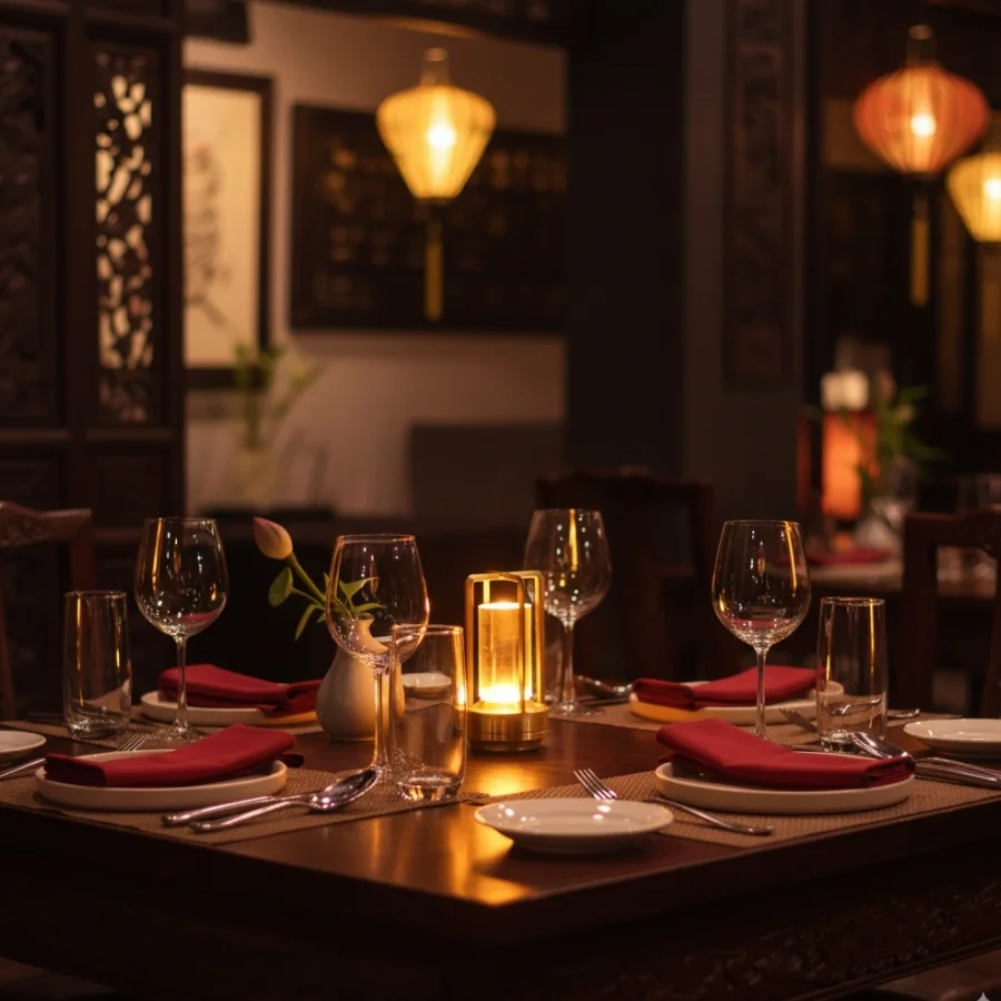 Đèn Bàn Quán Bar, Nhà Hàng HUTA Light For Life Mã RESNEN