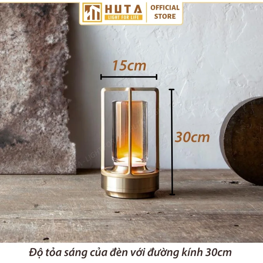 Đèn Bàn Quán Bar, Nhà Hàng HUTA Light For Life Mã RESNEN