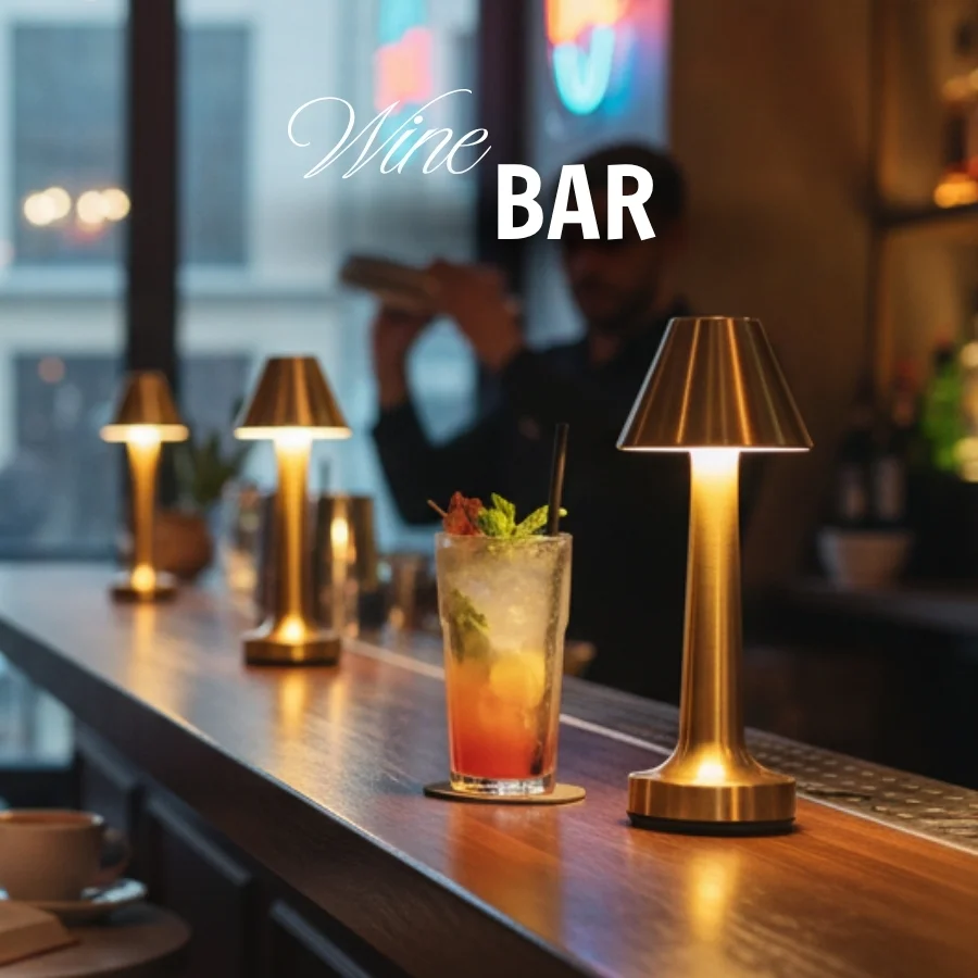 Đèn Bàn Quán Bar, Nhà Hàng HUTA Light For Life Mã RESNONCUT