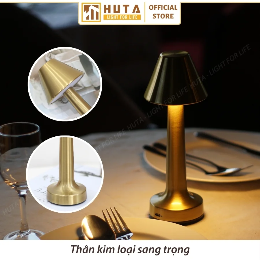 Đèn Bàn Quán Bar, Nhà Hàng HUTA Light For Life Mã RESNONCUT