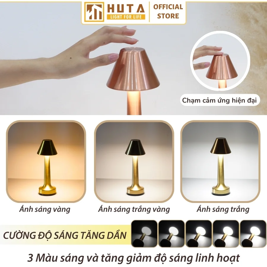 Đèn Bàn Quán Bar, Nhà Hàng HUTA Light For Life Mã RESNONCUT