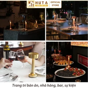 Đèn Bàn Quán Bar, Nhà Hàng Trang Trí HUTA Light For Life Mã RESTRU