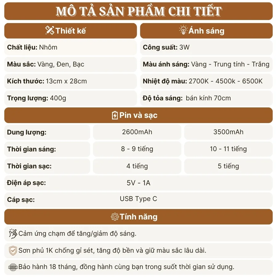 Đèn Bàn Trang Trí Nhà Hàng, Quán Bar HUTA Light For Life Mã AL4