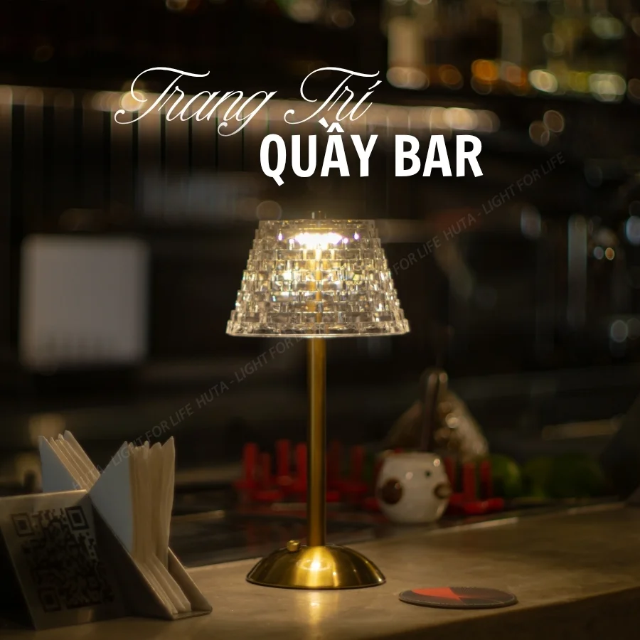 Đèn Bàn Trang Trí Nhà Hàng, Quán Bar HUTA Light For Life Mã RESBED3