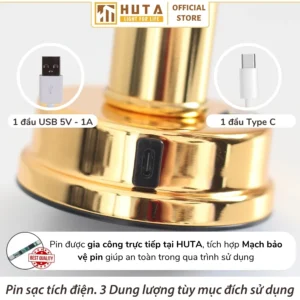 Đèn Bàn Trang Trí Quán Bar, Nhà Hàng HUTA Light For Life Mã RESBED1