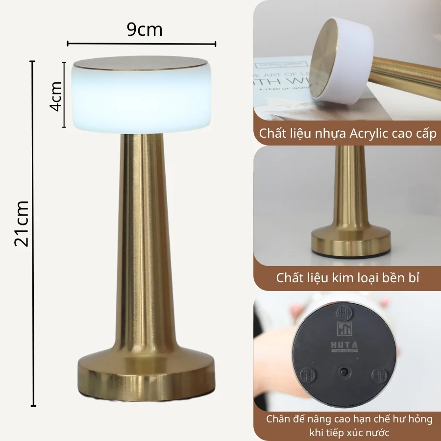 Đèn Bàn Trang Trí Quán Bar Nhà Hàng HUTA Light For Life Mã RESTA