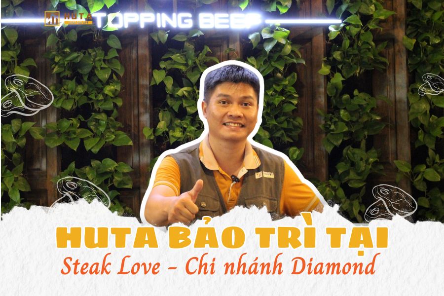 Hành Trình Bảo Trì Đèn Bàn Nhà Hàng Tại Steak Love – Chi Nhánh Diamond
