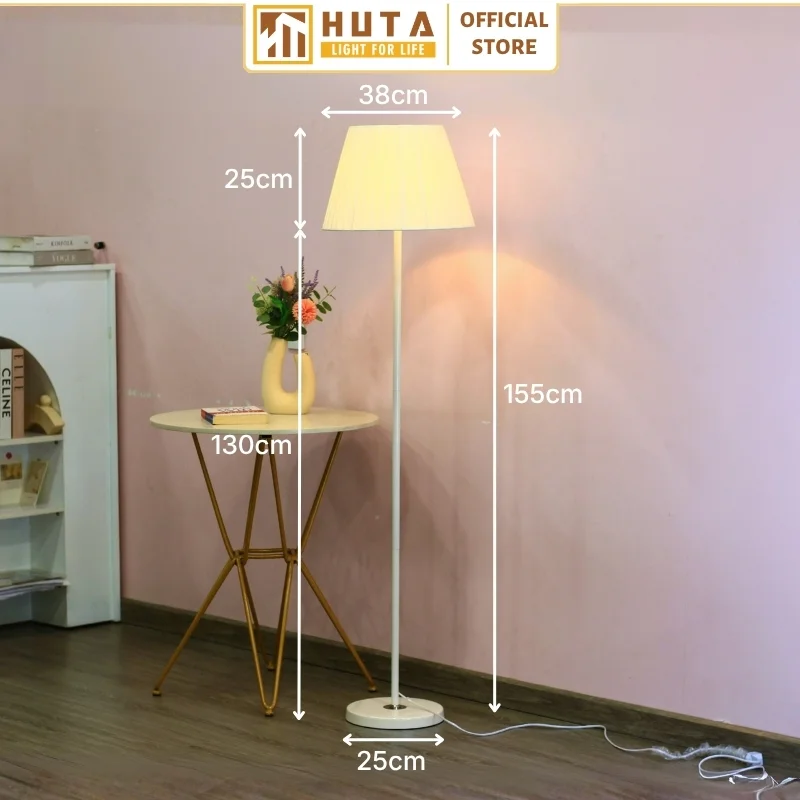 Đèn cây đứng HUTA Light For Life thân kim loại dáng thẳng mã KT1