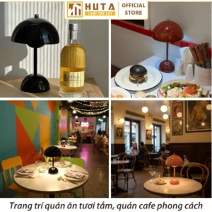 Đèn Bàn Decor Tích Điện HUTA Light For Life Mã BEDNAM