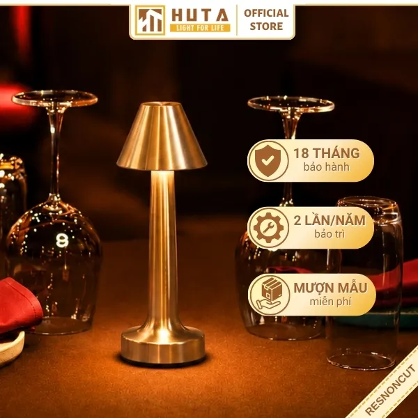 Đèn Bàn Quán Bar, Nhà Hàng HUTA Light For Life Mã RESNONCUT