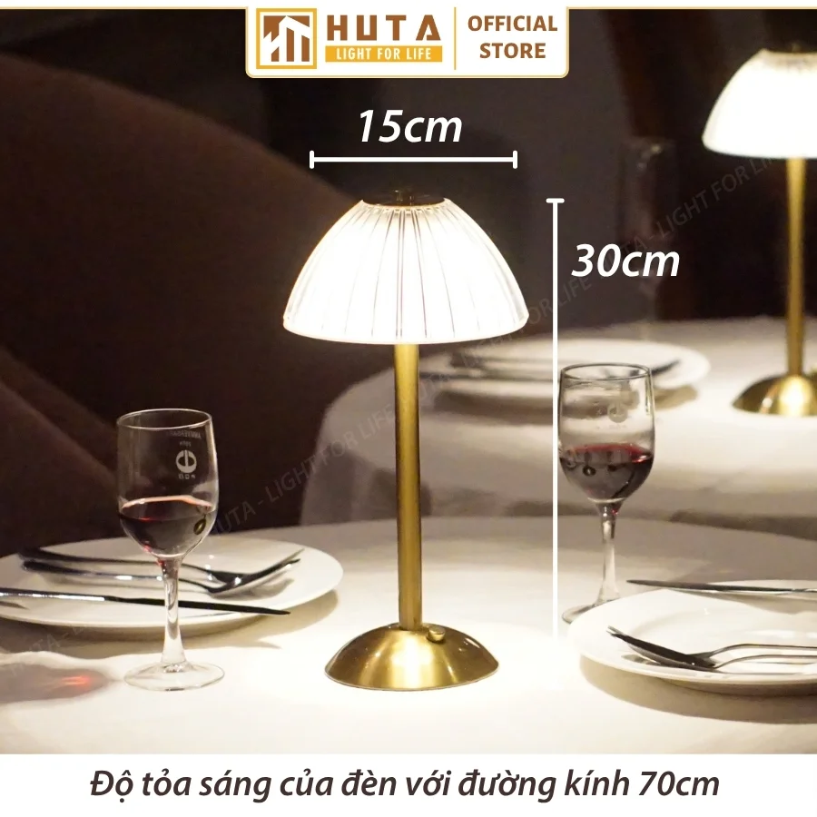 Đèn Bàn Trang Trí Nhà Hàng, Quán Bar HUTA Light For Life Mã RESDUNON