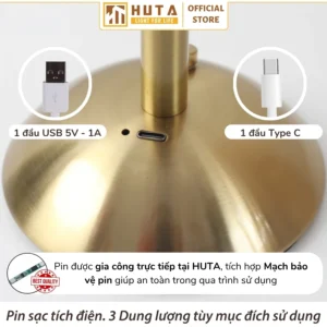 Đèn Bàn Trang Trí Nhà Hàng, Quán Bar HUTA Light For Life Mã RESDUNON
