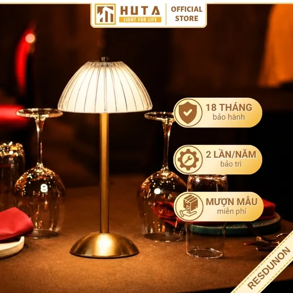 Đèn Bàn Trang Trí Nhà Hàng, Quán Bar HUTA Light For Life Mã RESDUNON