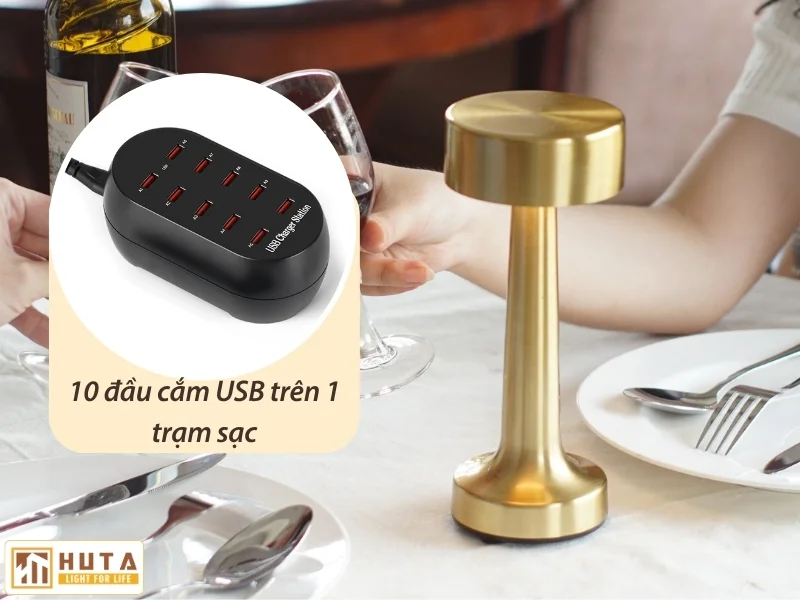 Trạm Sạc HUTA Là Gì Và Tại Sao Quán Cần Ngay Khi Mua Từ 5 Đèn Trở Lên